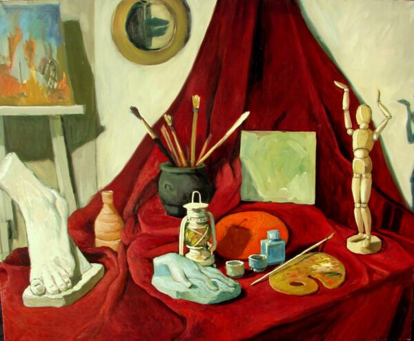 En el estudio del Pintor. 2002