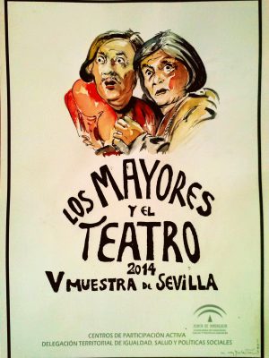 CARTEL LOS MAYORES Y EL TEATRO V